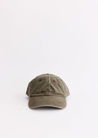 Brushed Cotton Gabardine Cap