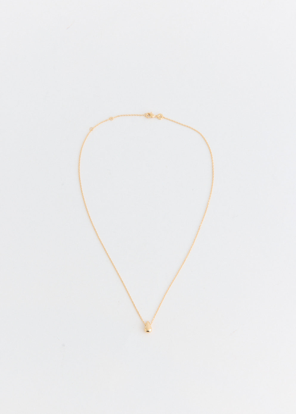 Gold Tear Drop Necklace