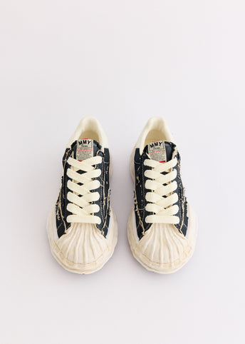 Blakey Low Ripped and Overdye Sneakers