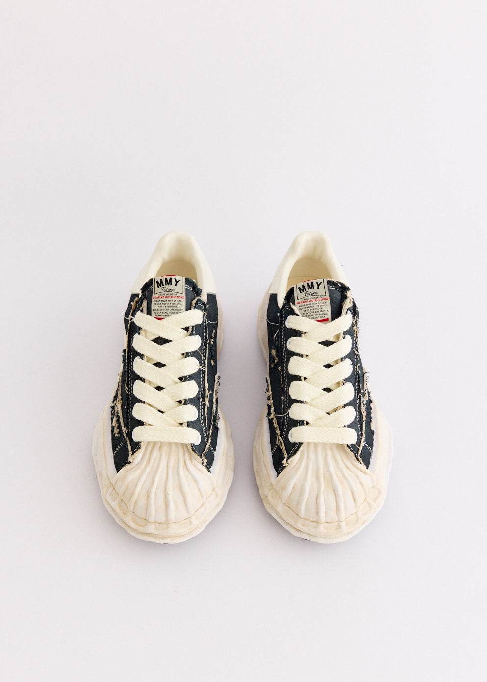 Blakey Low Ripped and Overdye Sneakers