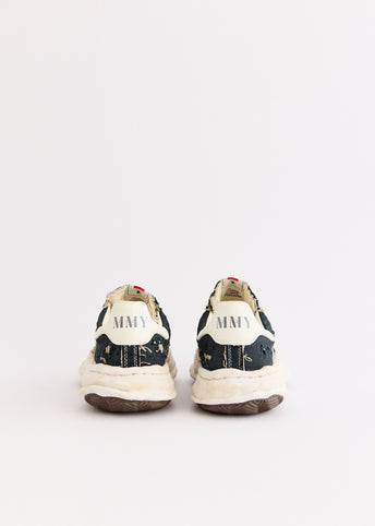 Blakey Low Ripped and Overdye Sneakers