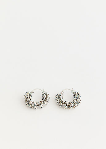 Beaded Hoop Earrings