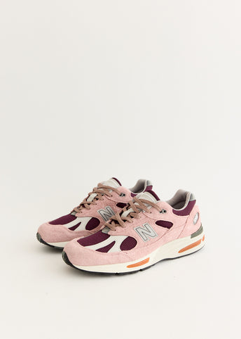 MADE in UK 991v2 'Deauville Mauve' Sneakers