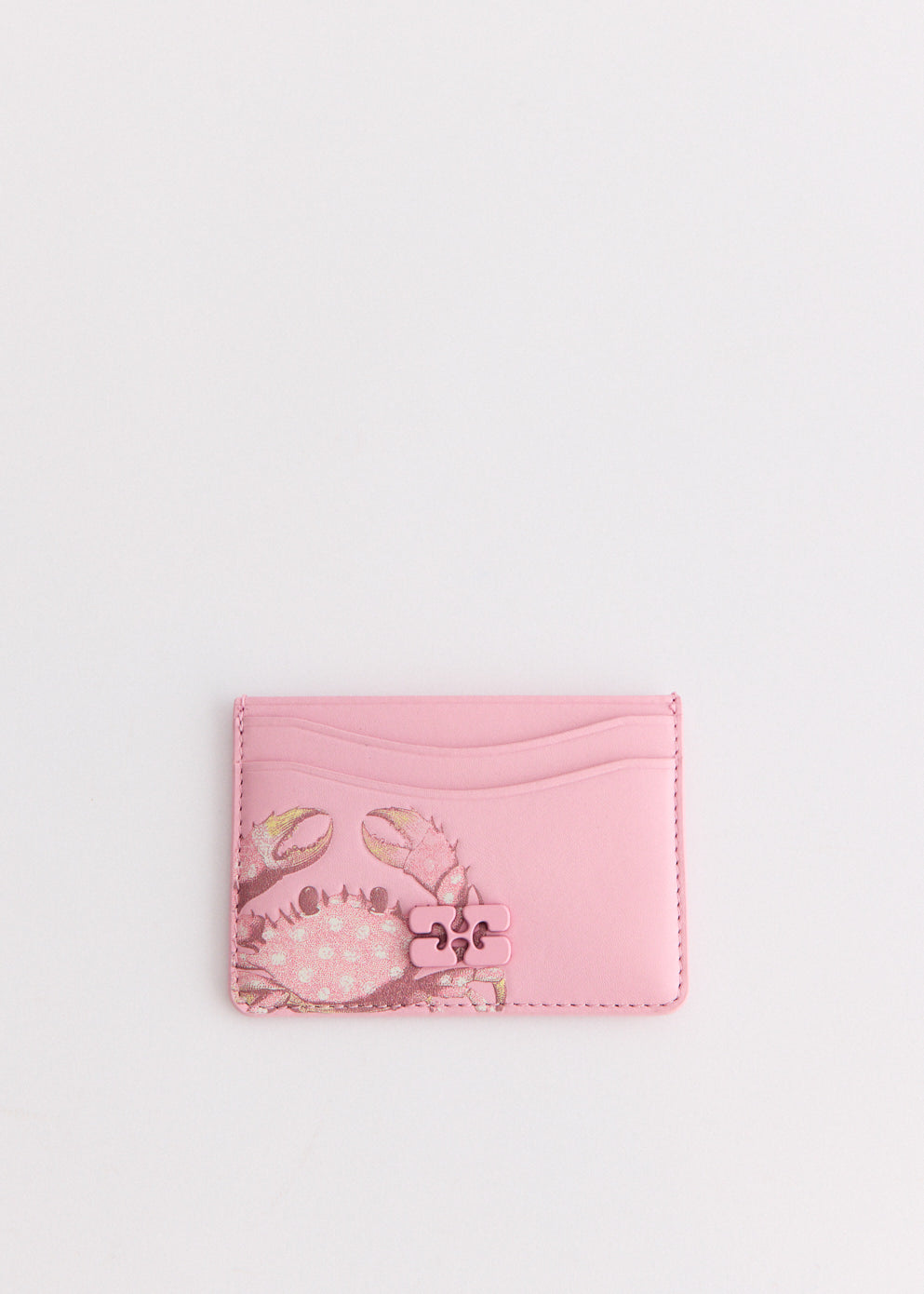 Bou Card Holder With Cute Crab Print
