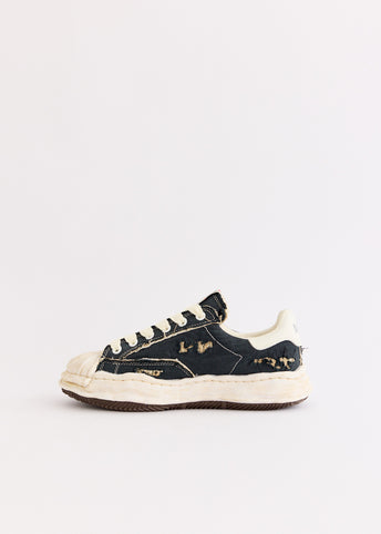 Blakey Low Ripped and Overdye Sneakers
