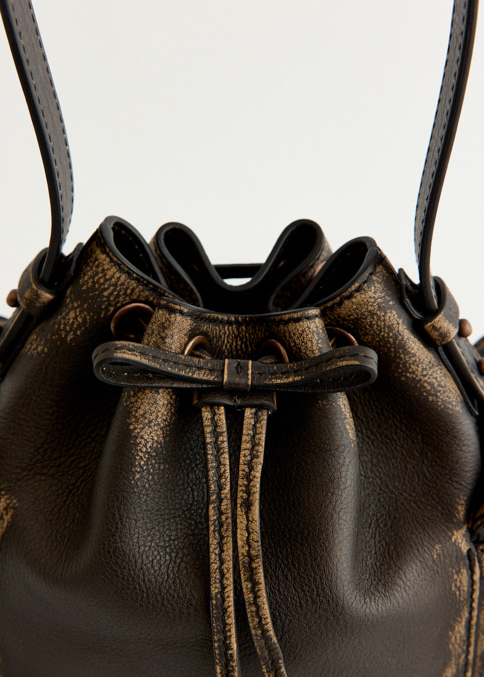 Multipocket Mini Bucket Bag