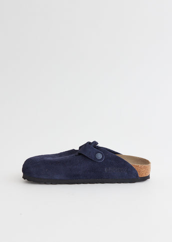 Boston SFB 'Midnight Suede Leather' Narrow Slides