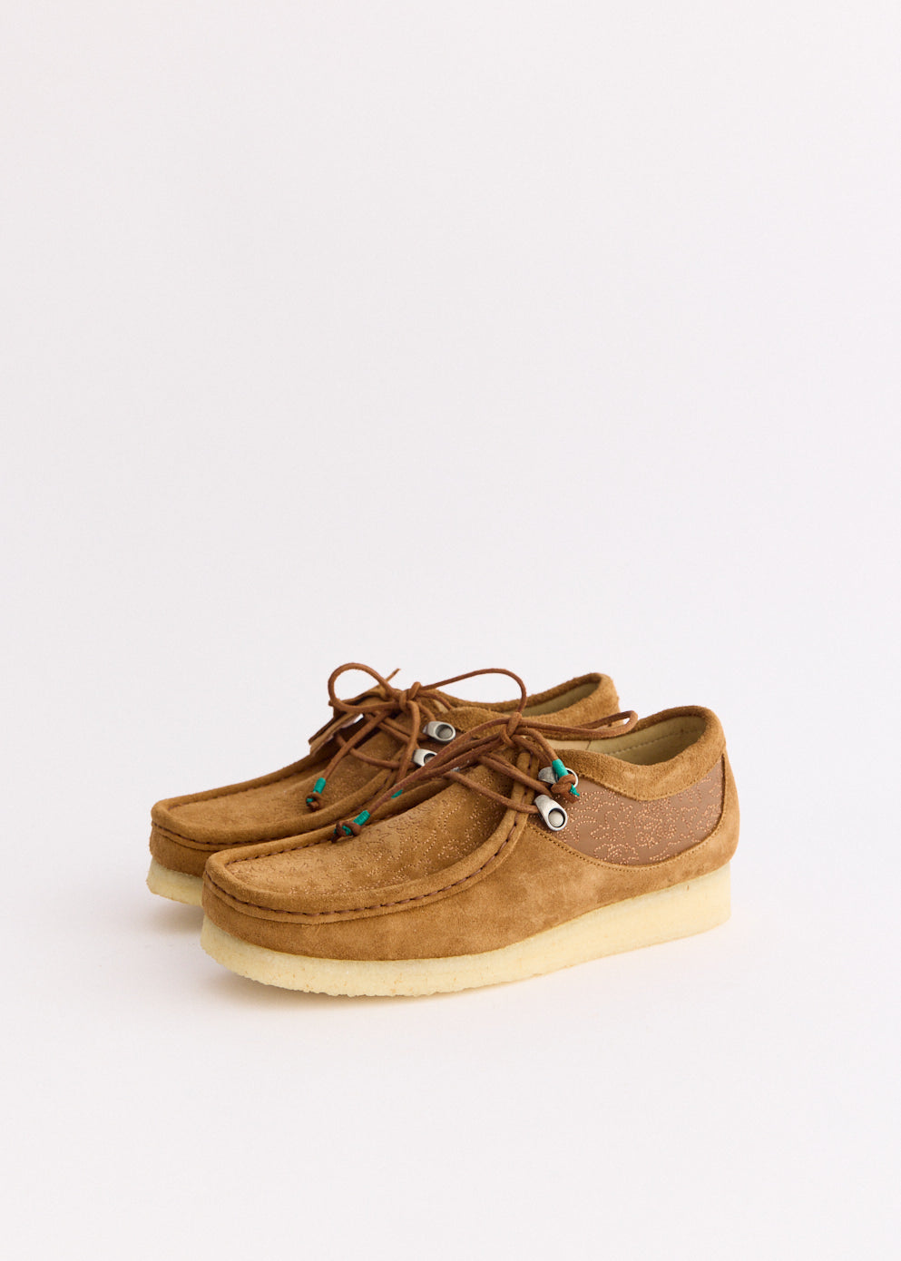 x Andersson Bell Wallabee 'Tan Embroidery' Shoes