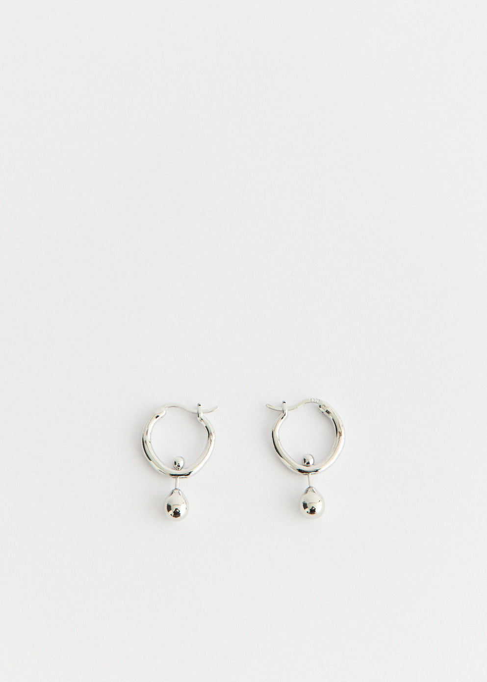 Needle Hoop Earrings