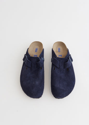 Boston SFB 'Midnight Suede Leather' Narrow Slides