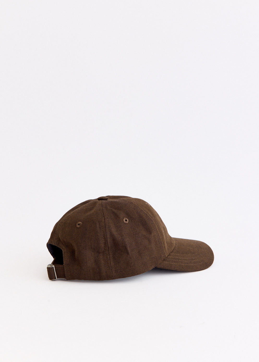 Cotton Wool Herringbone Twill 6-Panel Cap