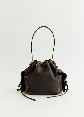 Multipocket Mini Bucket Bag