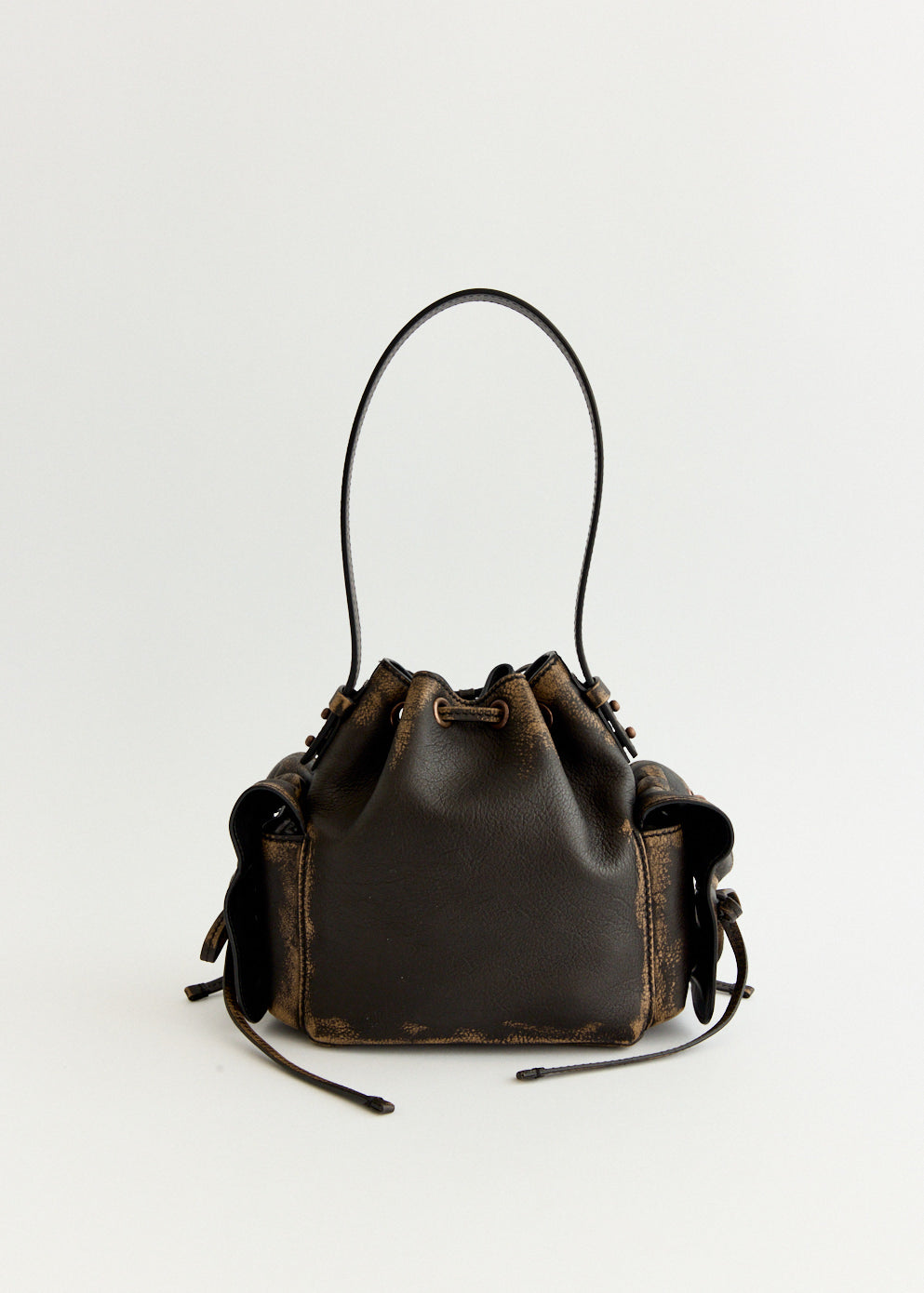 Multipocket Mini Bucket Bag
