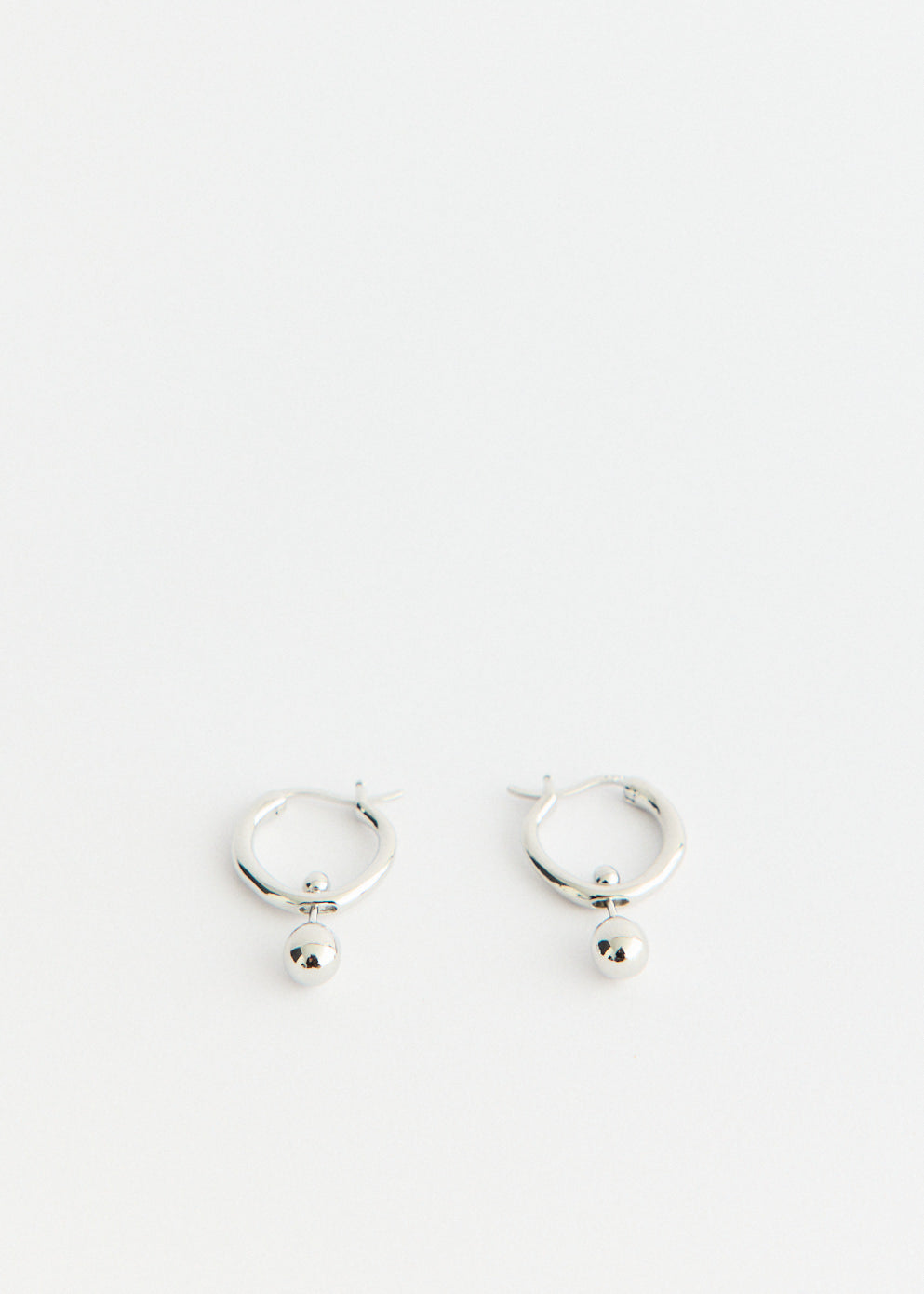 Needle Hoop Earrings