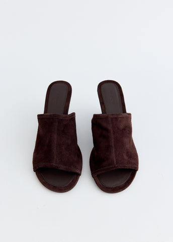 Suede Bandeau Wedge