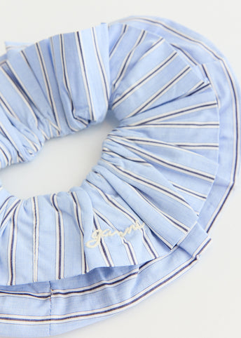 Stripe Cotton Scrunchie
