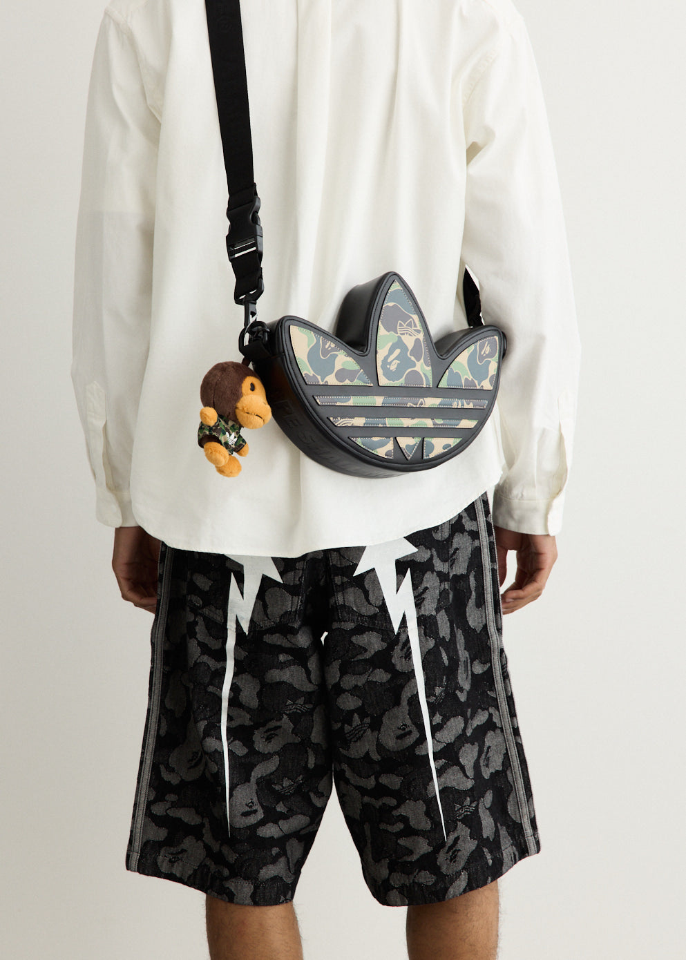 x BAPE Trefoil Shoulder Bag