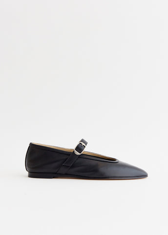 Ballet Mary Jane Leather Flats
