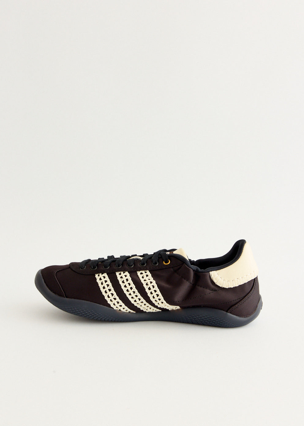 x Wales Bonner Karintha Lo Satin 'Core Black' Sneakers