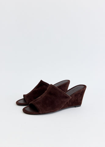 Suede Bandeau Wedge