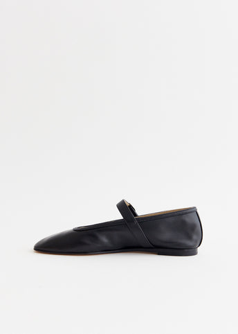 Ballet Mary Jane Leather Flats