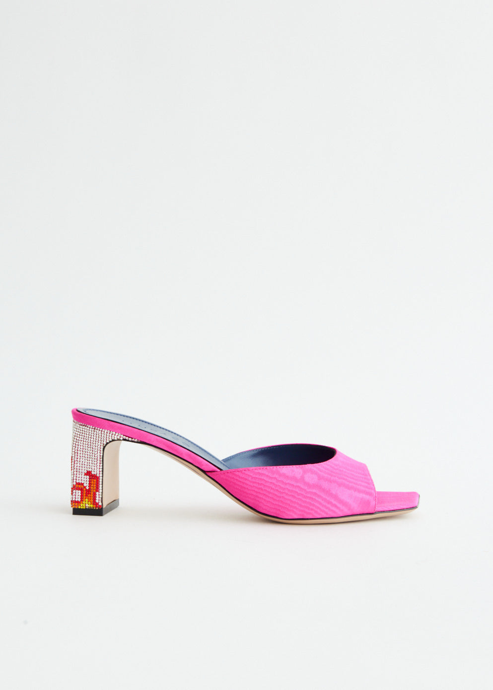 IINDACO - Ade Grosgrain Moire Mules - Open toe,Specials : American Fashion Style Bags On Sale IINDACO - Ade Grosgrain Moire Mules - Open toe,Specials : American Fashion Style Bags On Sale