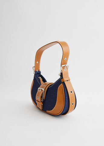 Hobo Brocle Denim Bag