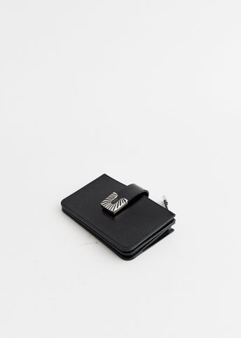 Square Tip Leather Wallet Small