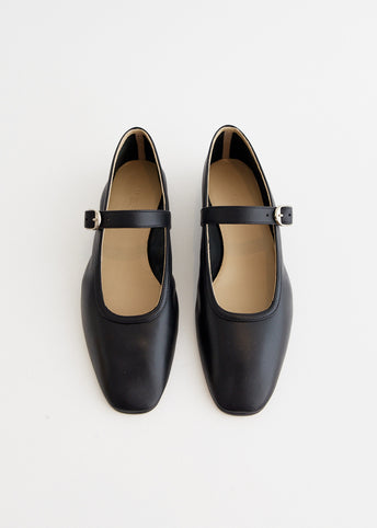 Ballet Mary Jane Leather Flats