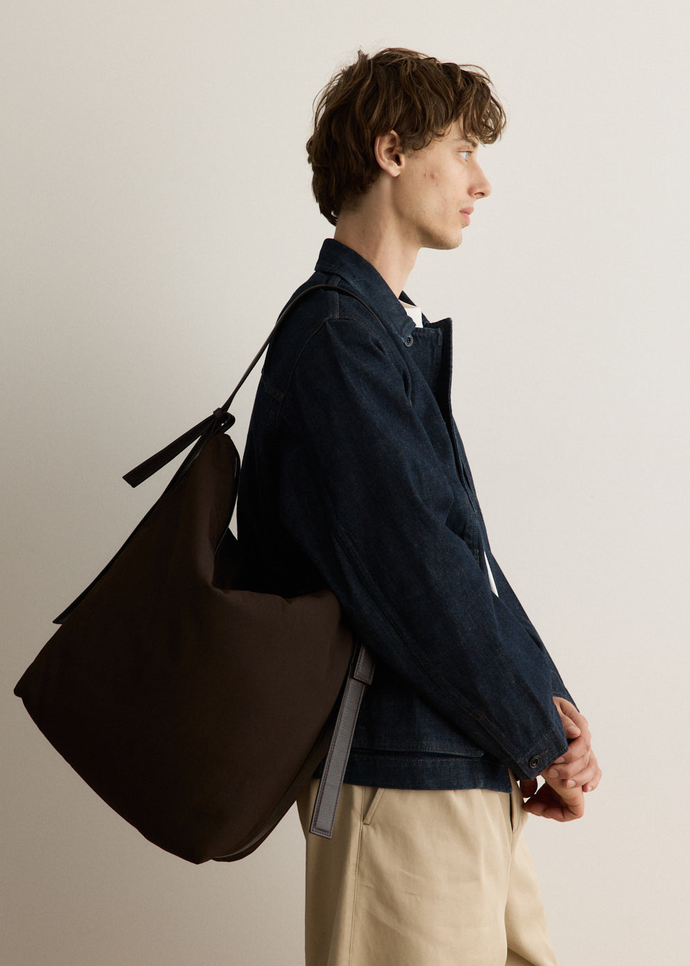 Medium Nylon Shoulder Bag