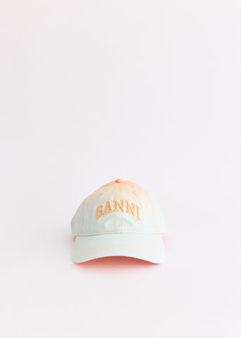 Printed Ombre Cotton Canvas Cap