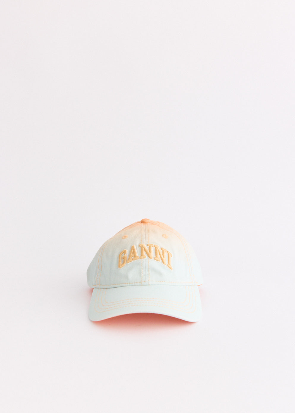 Printed Ombre Cotton Canvas Cap