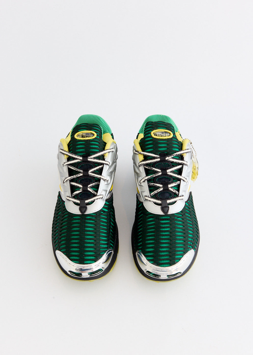 x Brain Dead CLIMACOOL 2 'Green Metallic Silver' Sneakers