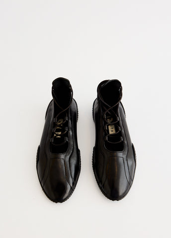 Averie Black Lace Ballerinas