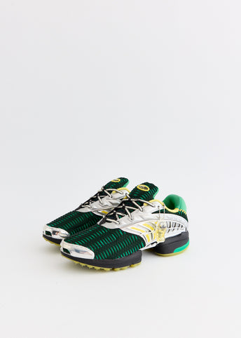 x Brain Dead CLIMACOOL 2 'Green Metallic Silver' Sneakers