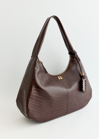 Croco XXL Hobo Bou Bag