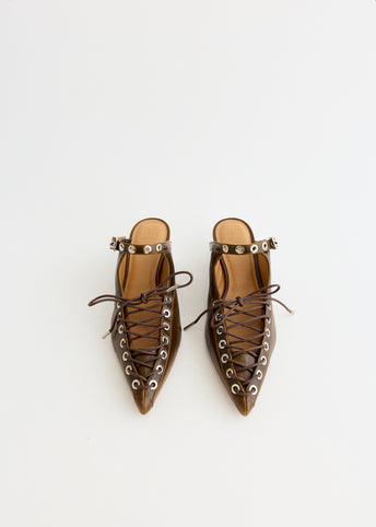 Oleatex Lace Up Mules