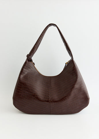 Croco XXL Hobo Bou Bag