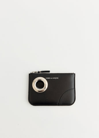 Silver Eyelet Wallet
