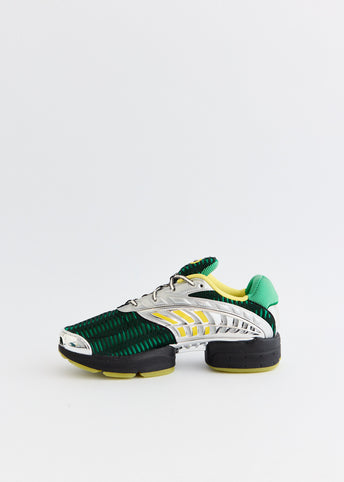 x Brain Dead CLIMACOOL 2 'Green Metallic Silver' Sneakers