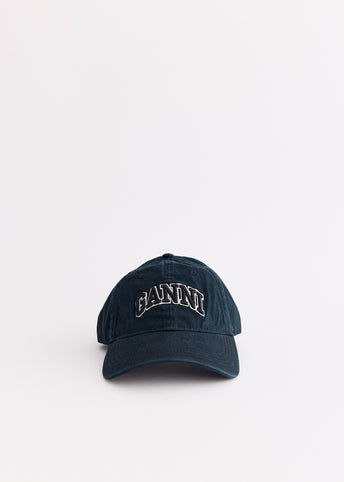 Washed Cotton Canvas Cap Emb
