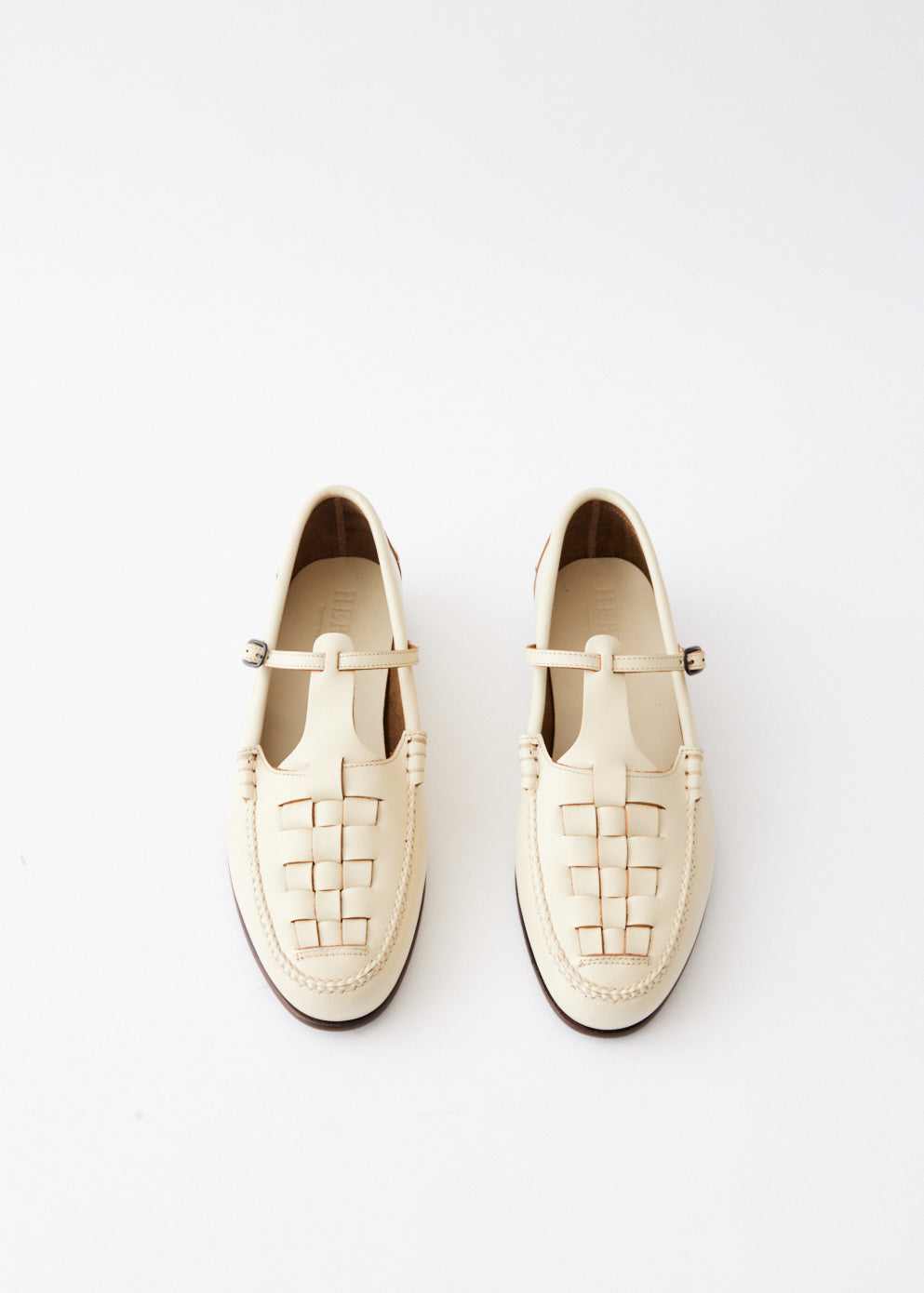 Maqueda Interwoven T-Bar Loafers