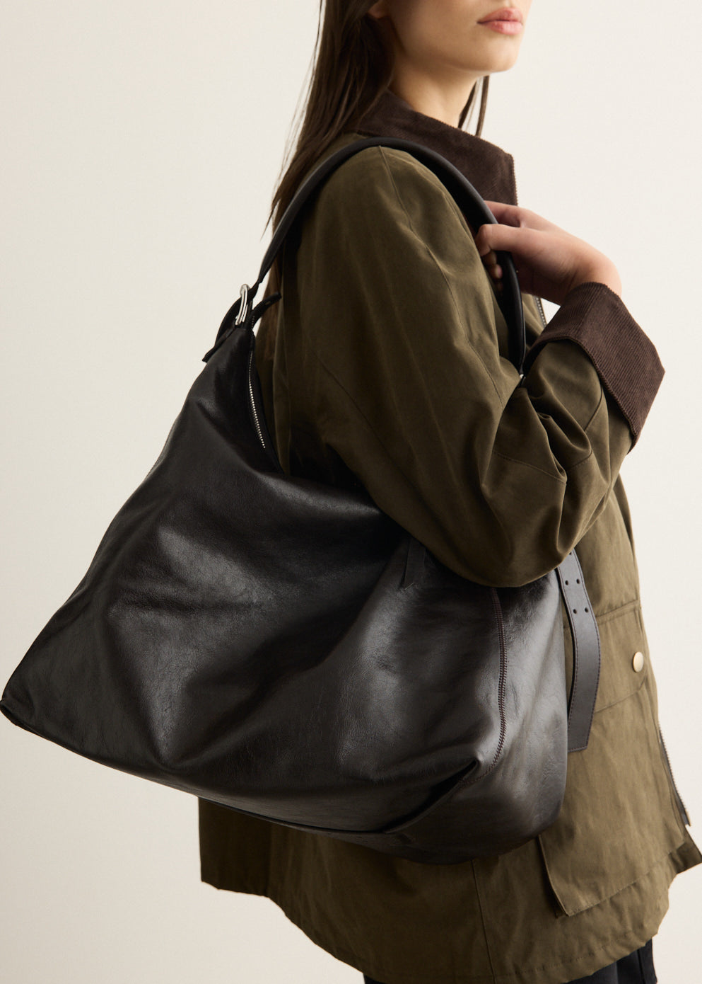 Belted Hobo Bag