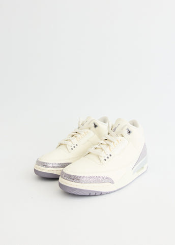Women's Air Jordan 3 Retro 'Sail Cement Grey' Sneakers