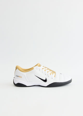 Total 90 'White Metallic Gold' Sneakers