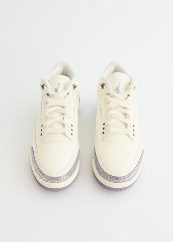 Women's Air Jordan 3 Retro 'Sail Cement Grey' Sneakers