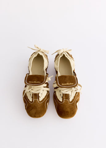 Suede Lace-Up Shoes
