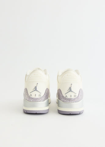 Women's Air Jordan 3 Retro 'Sail Cement Grey' Sneakers