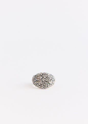 Floral Oval Signet Ring