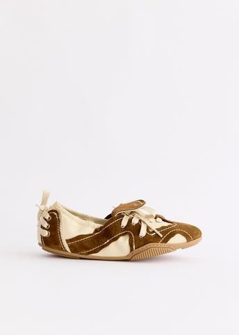 Suede Lace-Up Shoes